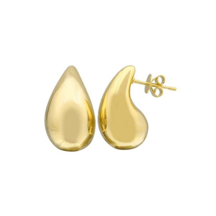 14k Yellow Gold Pear Shape Earrings