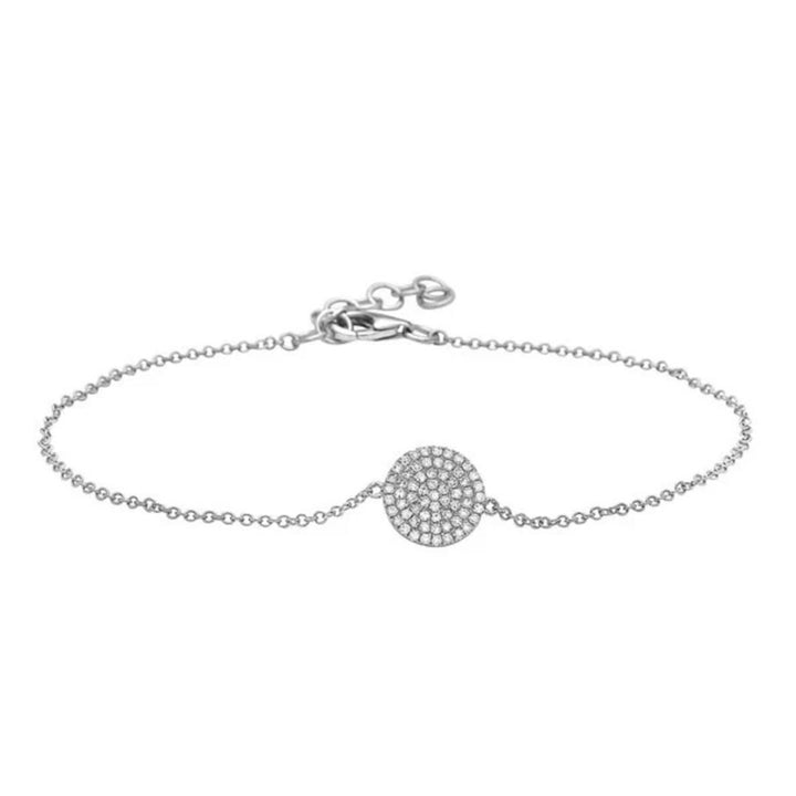Diamond Disk Bracelet