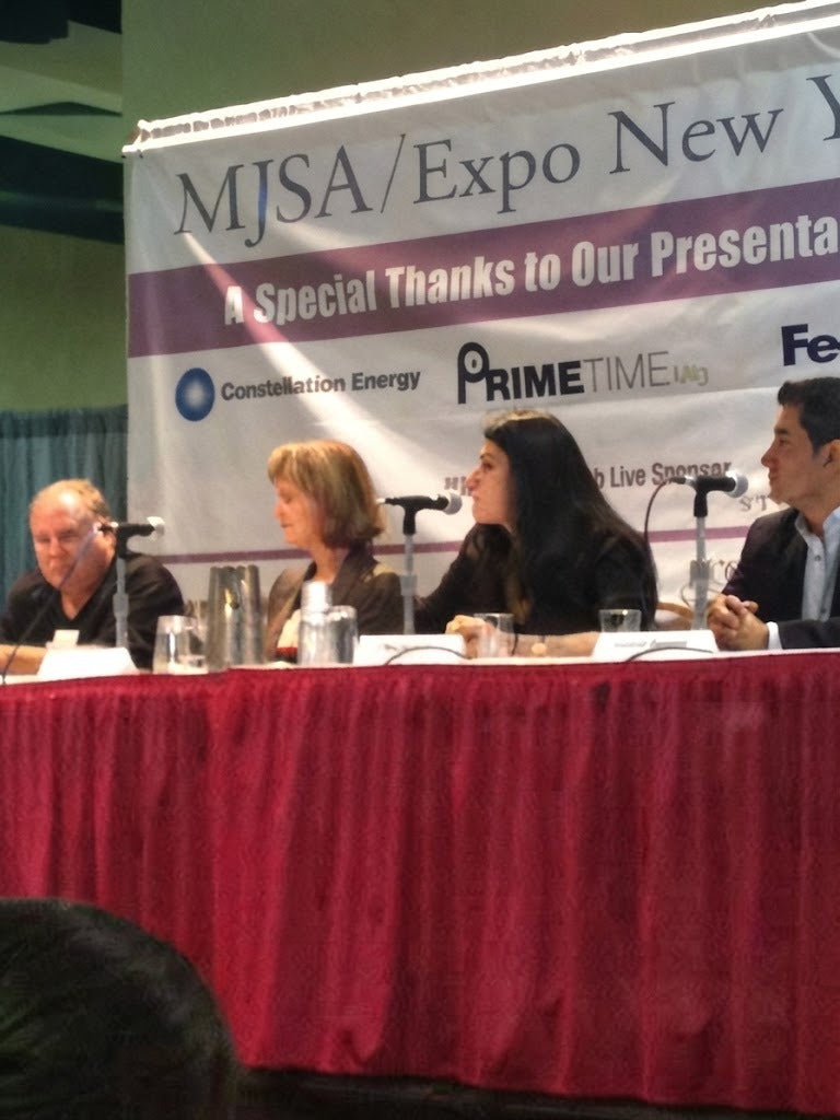 Carlos Zamora participating in an industry panel at MJSA Expo New York