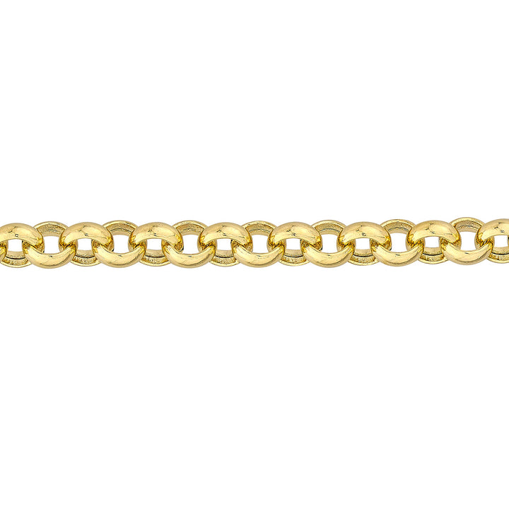 5.2mm Hollow Rolo Chain with Pear Lobster Lock