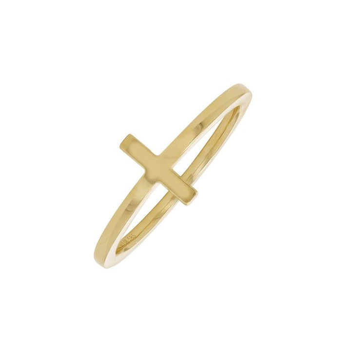 Gold Cross Ring