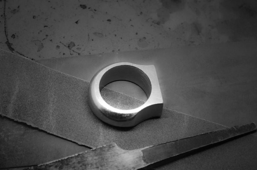 Custom ring design sketches and finished jewelry by Carlos Zamora