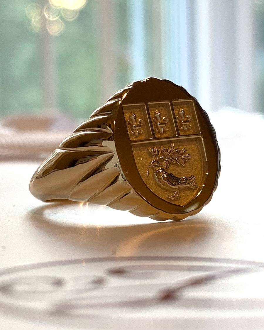 Custom fine jewelry ring designed at Couture Jewelry Atelier in New York City