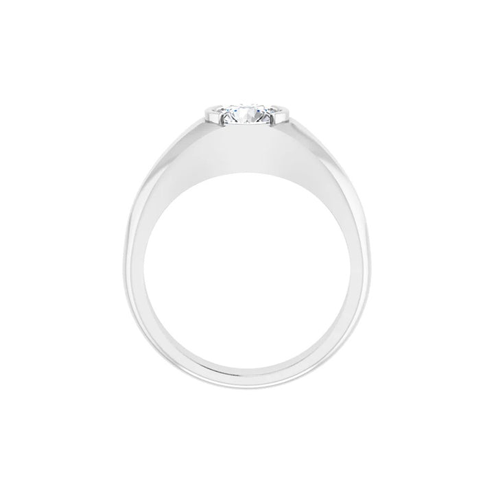1CT Natural Round Diamond Men&