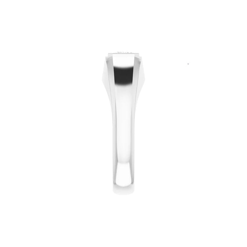 1CT Natural Emerald Cut Diamond Men&