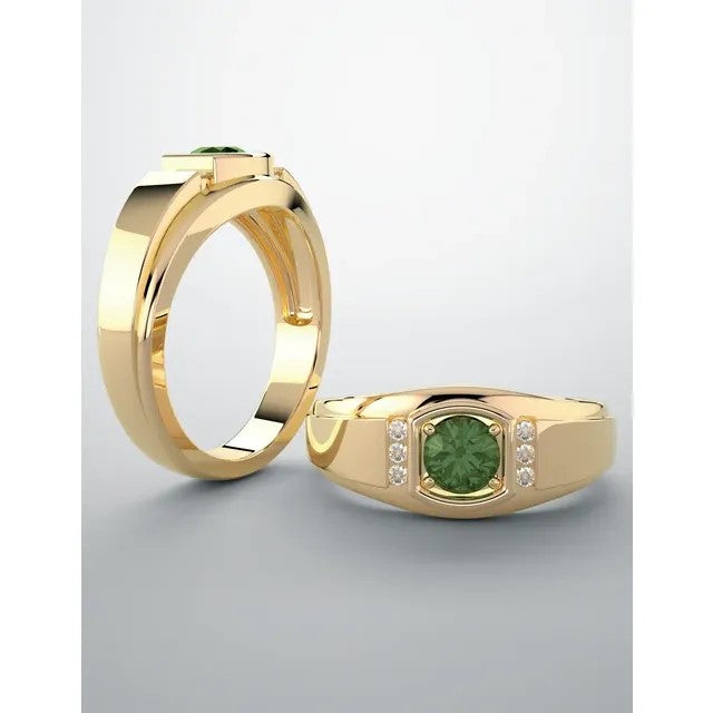 Natural Round Diamond Men&