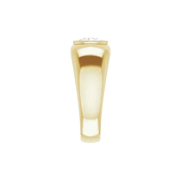 1CT Natural Oval Diamond Men&