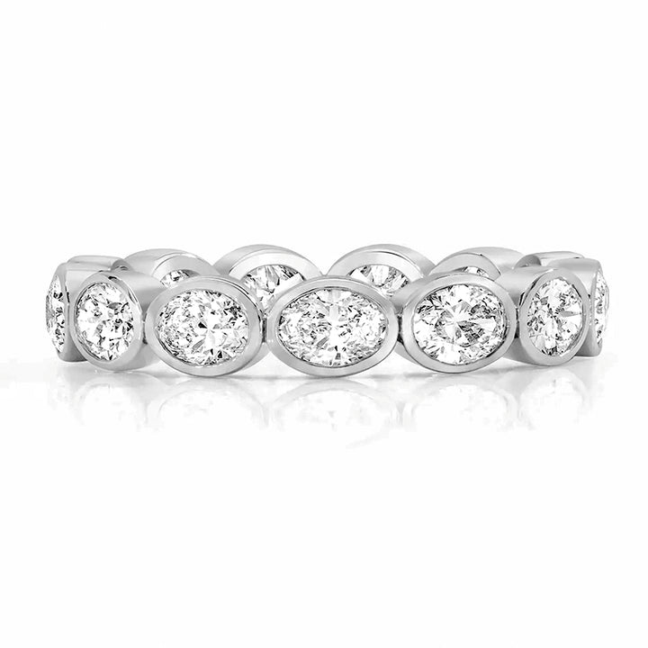 Emerald Bazel Eternity band