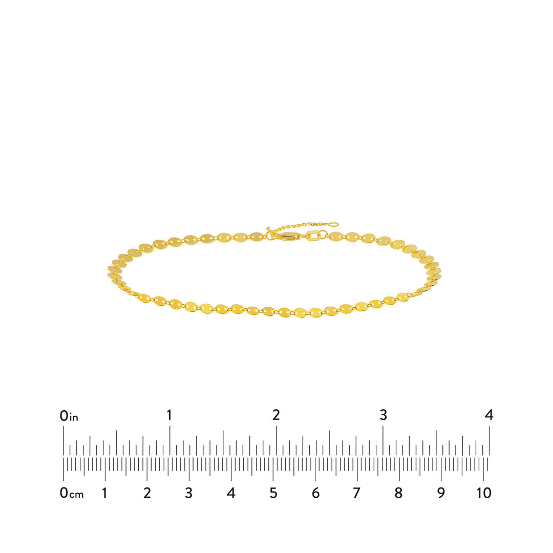4mm Full Disc Anklet