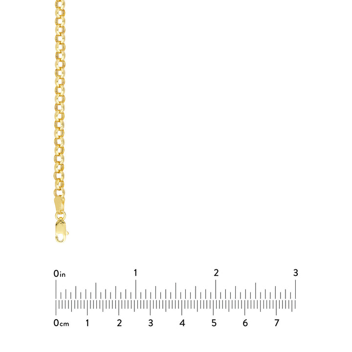 50/50 Paperclip + Rolo Chain with Lobster Lock