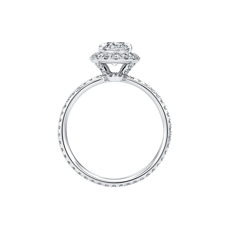 Oval Cut Engagement Ring Made in NYC Atelier