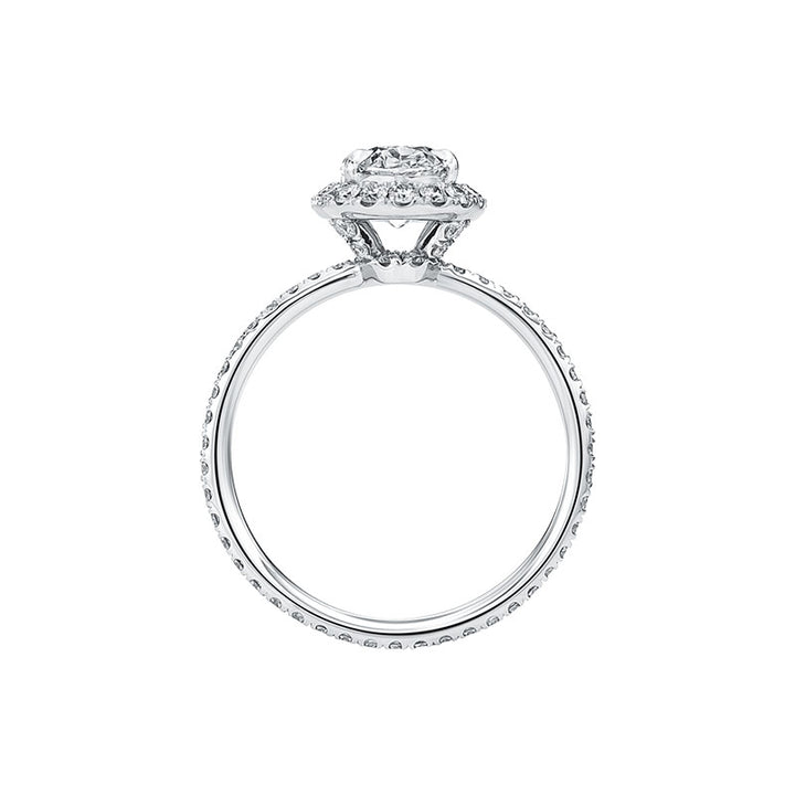 Oval Cut Engagement Ring Made in NYC Atelier