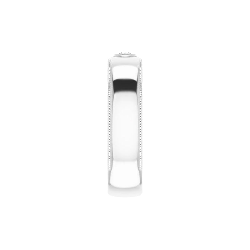 3MM Natural Round Diamond Men&