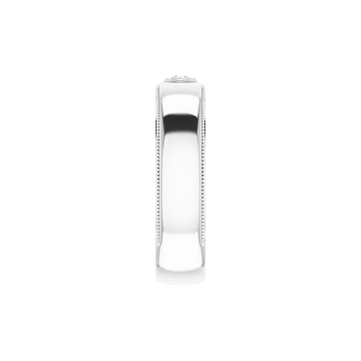 3MM Natural Round Diamond Men&