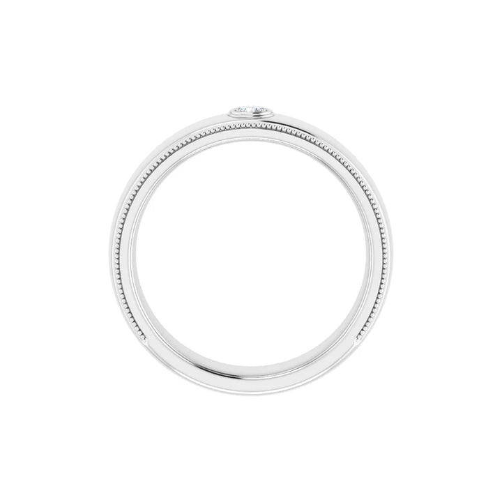 3MM Natural Round Diamond Men&